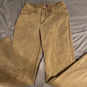 Plain brown jeans
